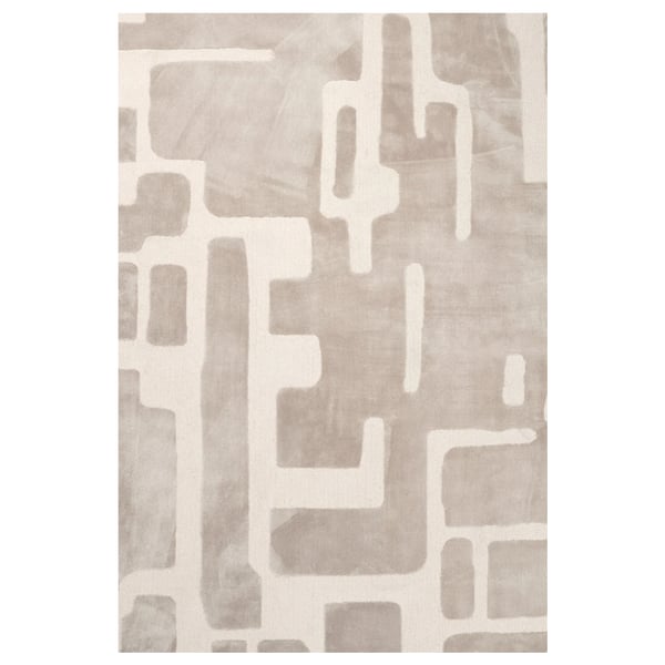 Vloerkleed Aesthetic Velvet Linen van Mart Visser in zandbeige kleur, met luxe velvet structuur en moderne uitstraling, gestyled in een sfeervolle woonkamer.