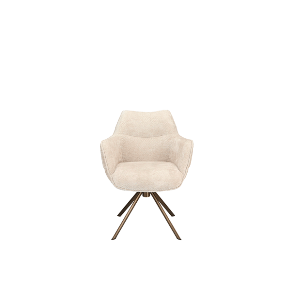 Armstoel Miosa beige