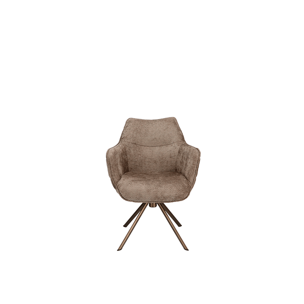 Armstoel Miosa taupe