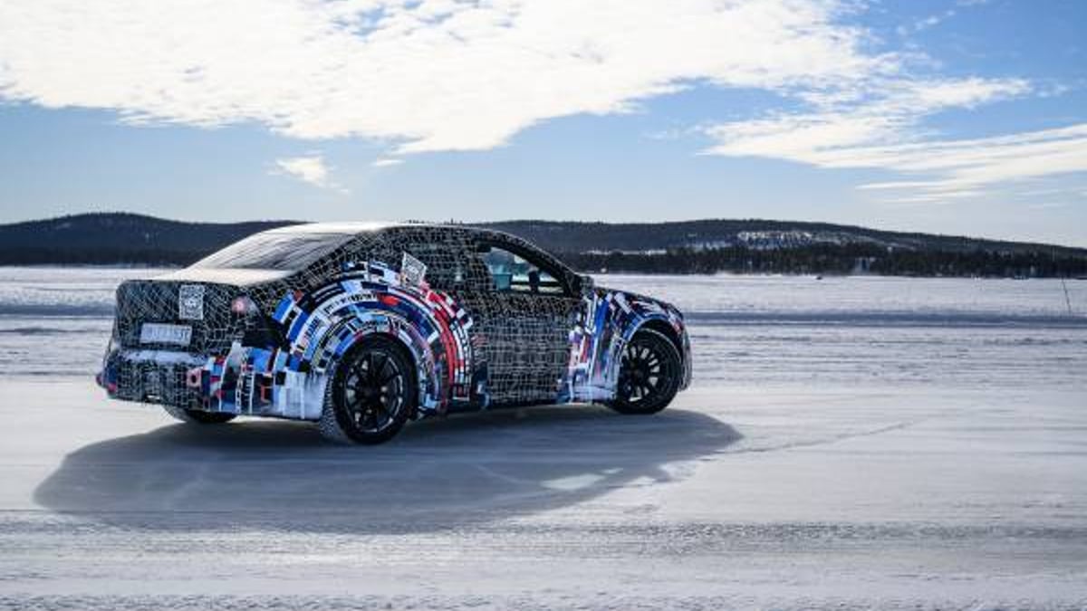 순수전기 BMW M 시험 주행