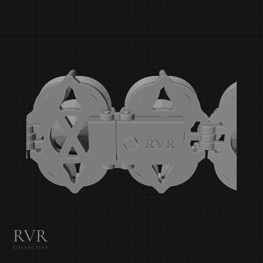 CAD of the hidden clasp