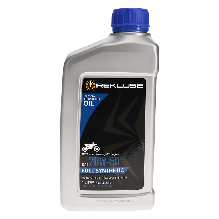 Rekluse Factory Oil -20W50 2T Trans/4T | RMS-1099002 | Rekluse