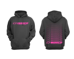 Wiseco Pullover Hoodie Gradient Design Pink, X-Lrg