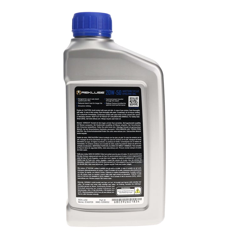 Rekluse Factory Oil -20W50 2T Trans/4T | RMS-1099002 | Rekluse