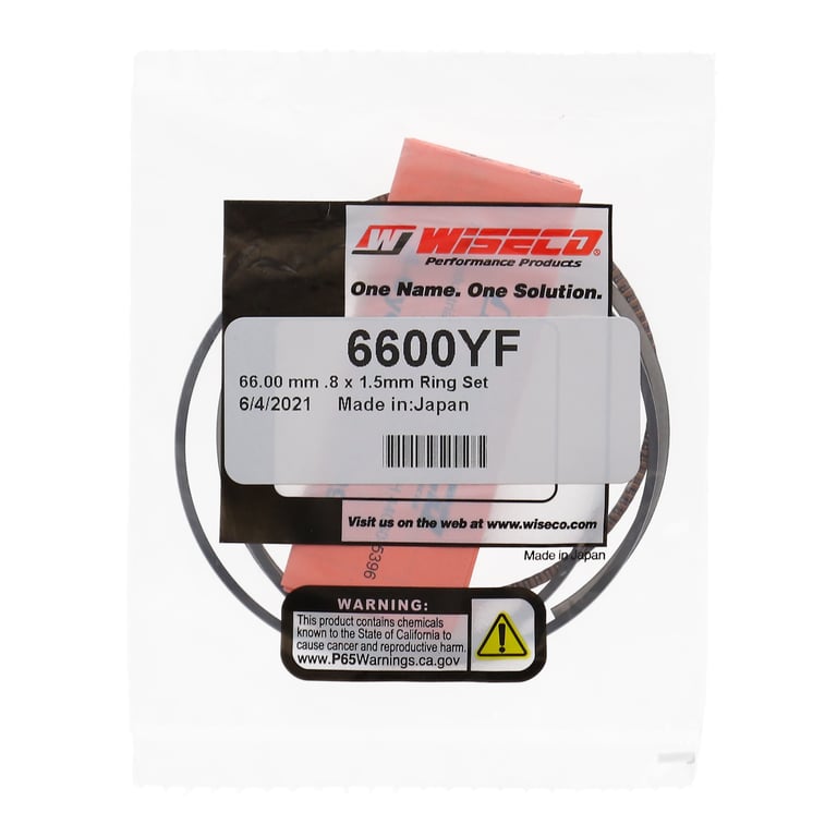 Wiseco 4 Cycle Piston Ring Set – 66.00 mm