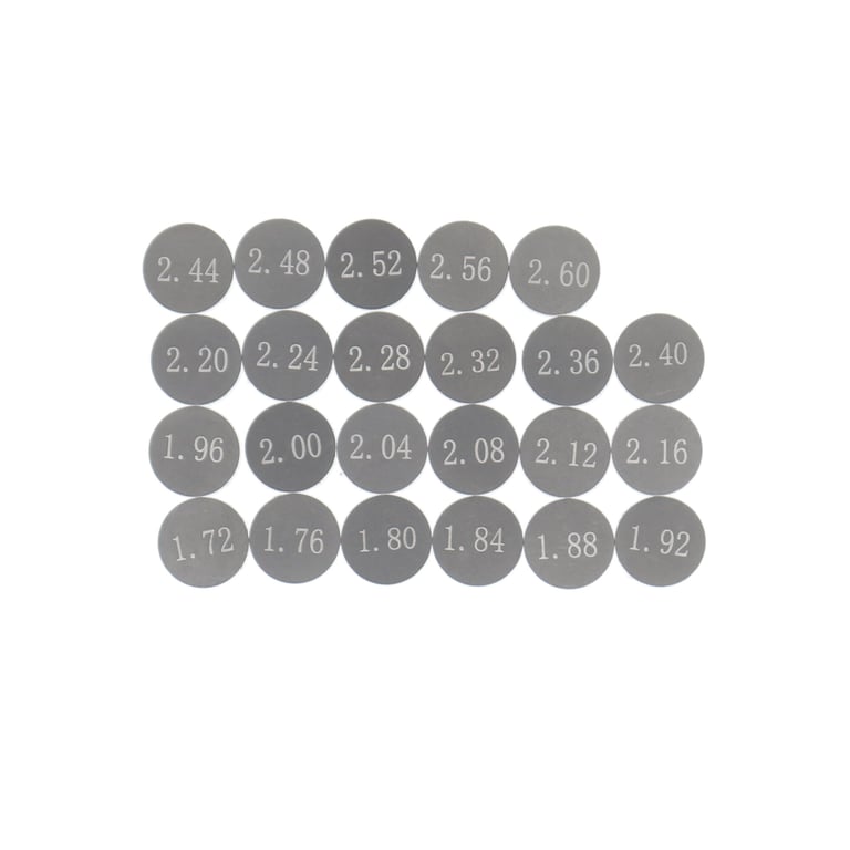 Shop OEM Replacement Valve Shim Kit KTM 8.90 From 1.72 To 2.60
