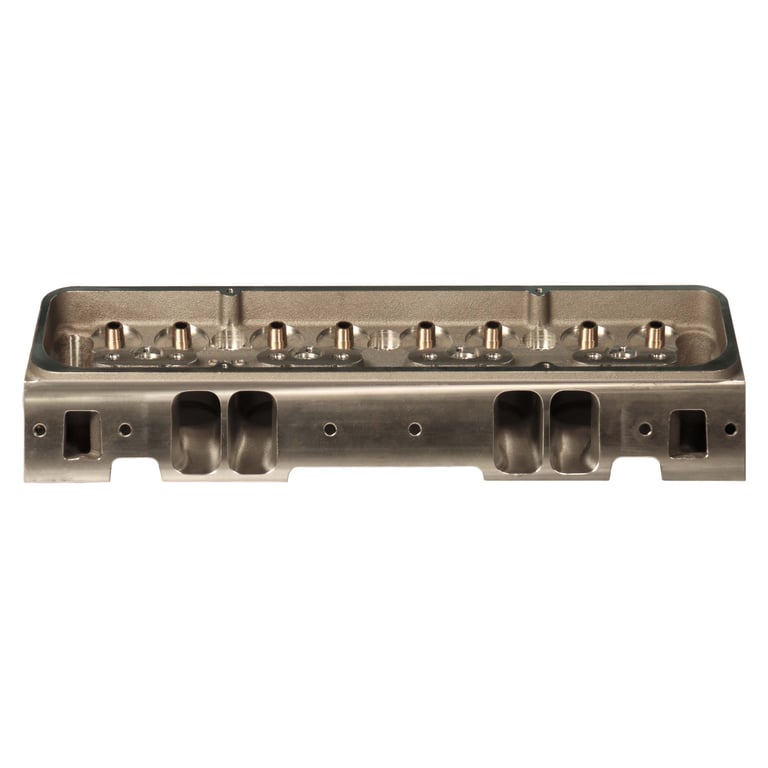 SBC PRO1 245cc Aluminum CNC Cylinder Head - Bare - B Exhaust Port