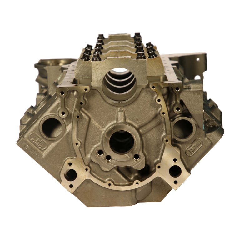 Little M2 Chevy Small Block Iron Block - 4.000 In. Bore, 9.025 In