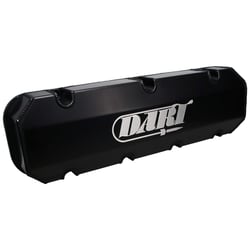 BBC Fabricated Aluminum Valve Cover Set W/ Logo Black Anodized