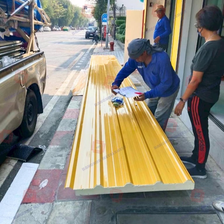 ผลงานหลังคาเม็ททอลชีท 4