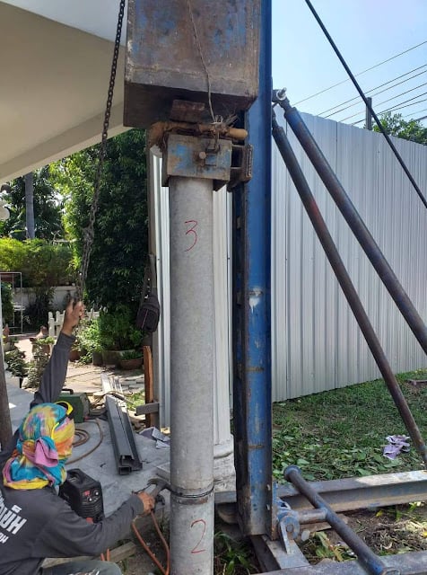 ผลงานตอกเสาเข็ม 2