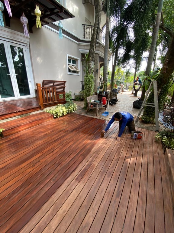 ผลงานขัดพื้น