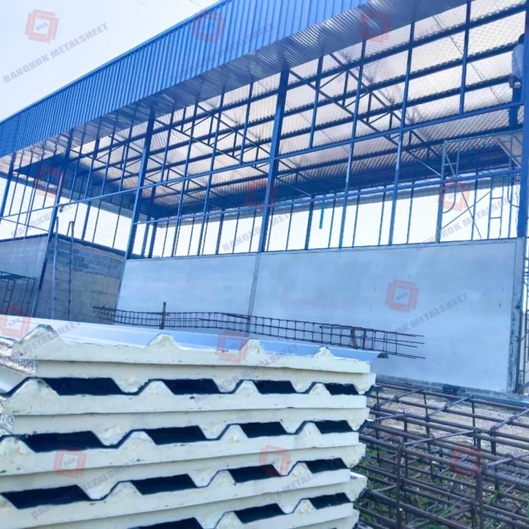 ผลงานหลังคาเม็ททอลชีท 1