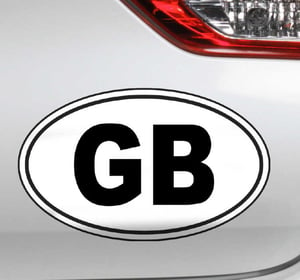 Gb Car Sticker