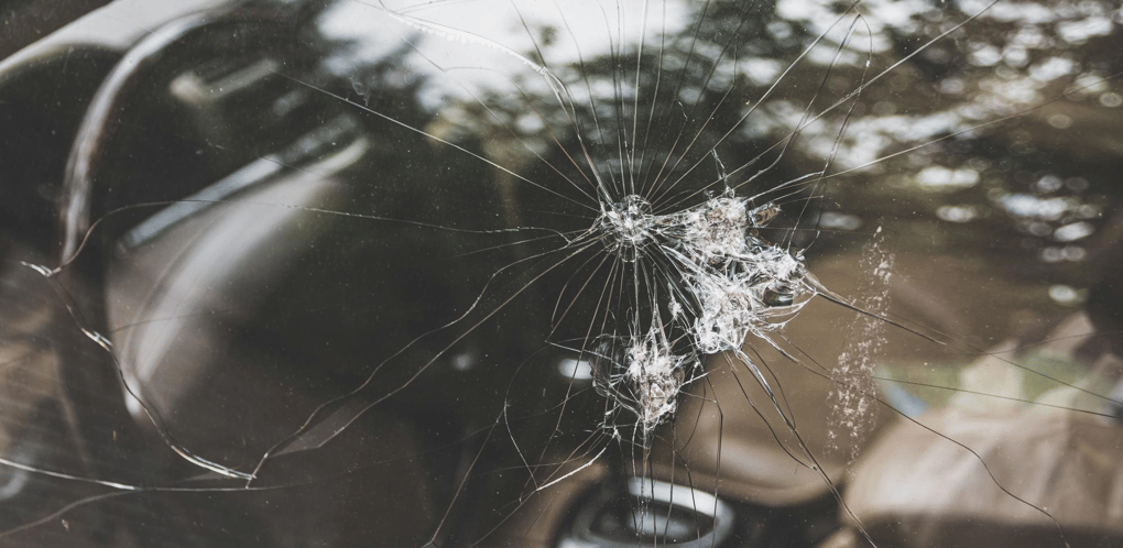Broken Car Window