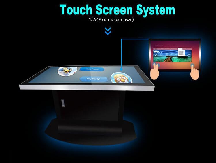 Samsung LCD Multi Points Interactive Waterproof Touch Screen Coffee Table