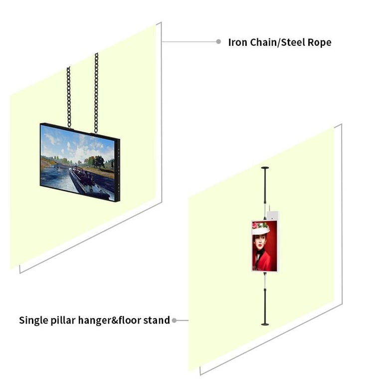 shop window lcd display