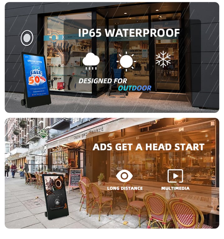 Outdoor digital signage