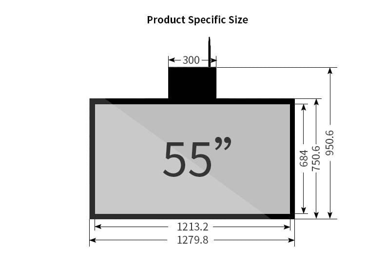 shop window lcd display