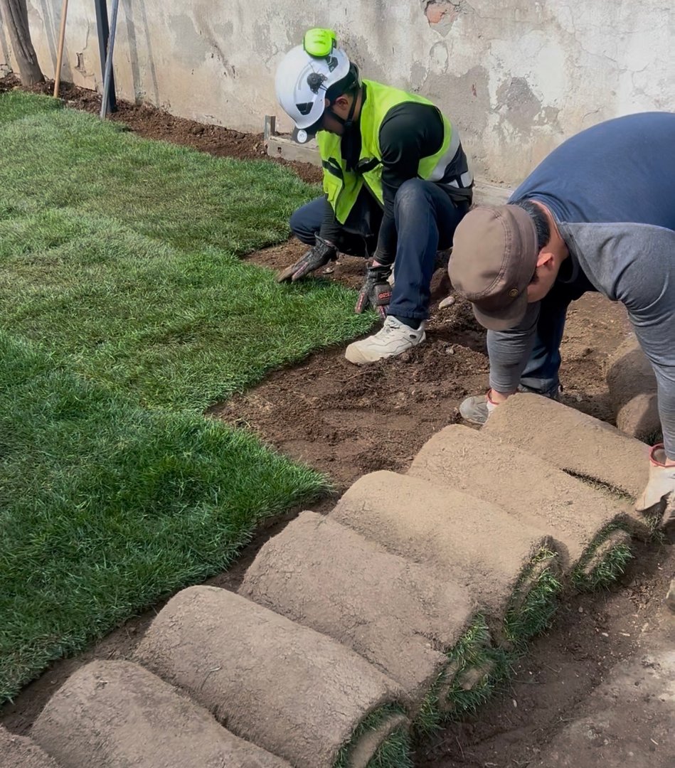 Trabajo de jardinería