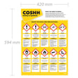 COSHH Safety & Symbols Poster