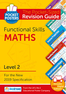 Functional Skills Maths (Level 2) Revision Guide: Pocket Posters