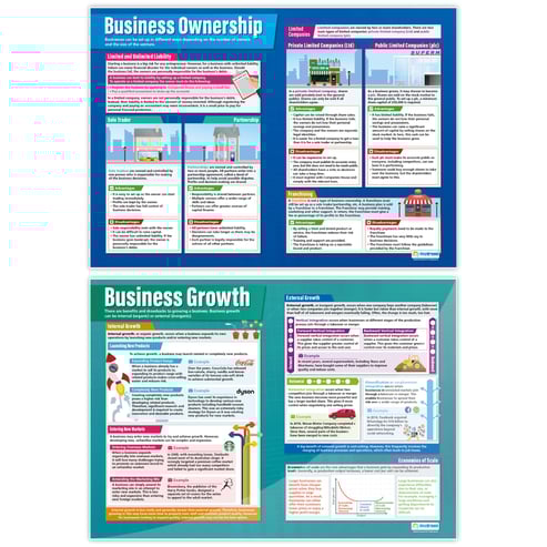 Business Decisions Posters - Set of 8