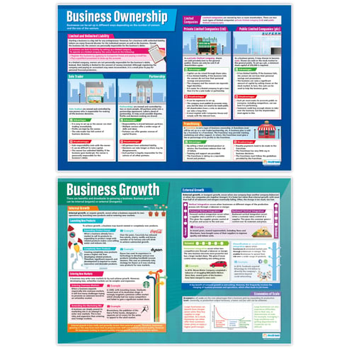 Business Decisions Posters - Set of 8