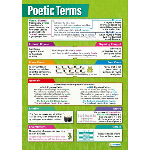 Poetic Terms Poster