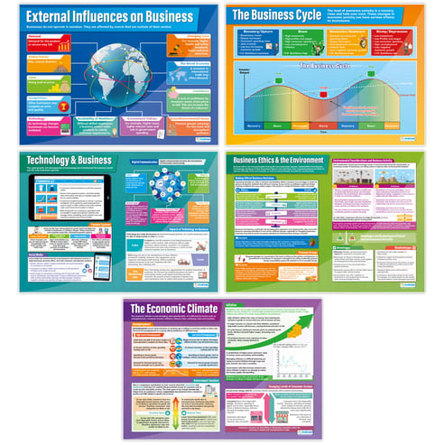 External Influences on Business Posters - Set of 8