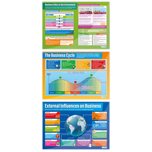 External Influences on Business Posters - Set of 9