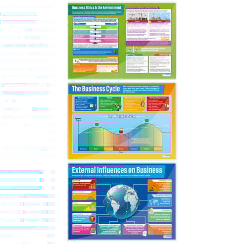 External Influences on Business Posters - Set of 9