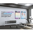 Muscle Groups & Exercises Gym Poster 