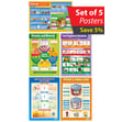 Food Prep and Nutrition Posters - Set of 5 