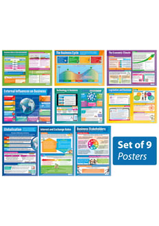 External Influences on Business Posters - Set of 9