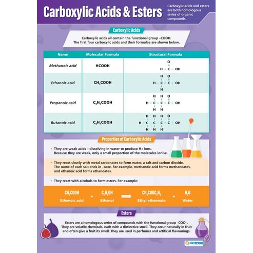 Carboxylic Acids & Esters Poster