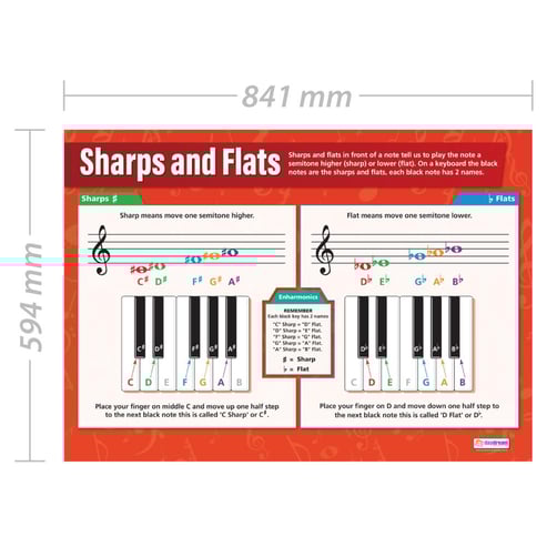 Sharps and Flats Poster