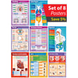 Elementary Anatomy Posters - Set of 8