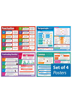 Accurate Writing Posters - Set of 4