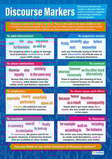 Discourse Markers Poster