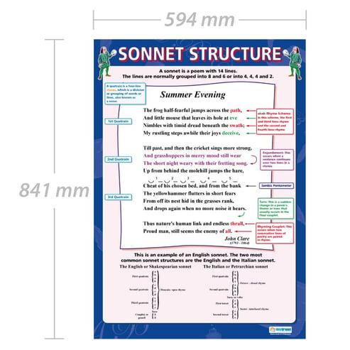 Sonnet Structure Poster