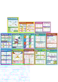 Geometry and Measures Posters - Set of 13 