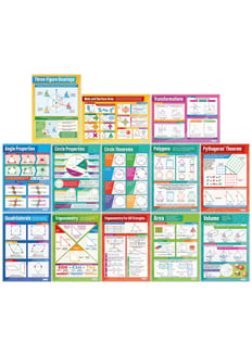 Geometry and Measures Posters - Set of 13 