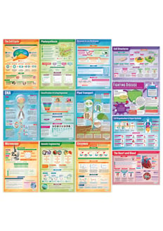 Biology Posters - Set of 13 