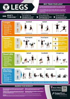 Legs Exercise Poster