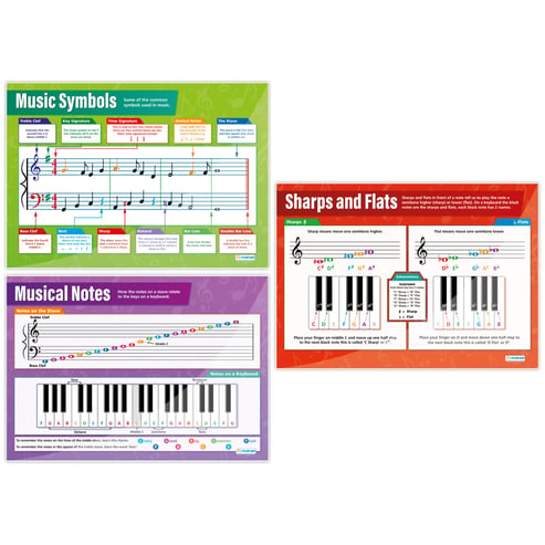 Music Theory Posters - Set of 5