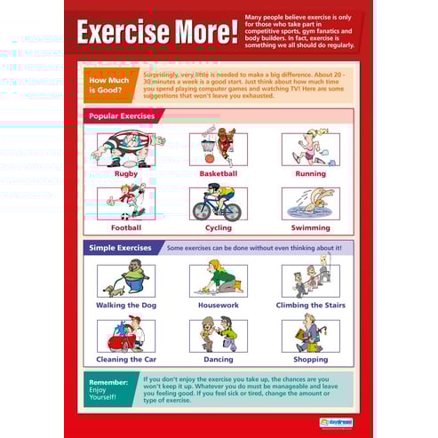 Exercise More! Poster