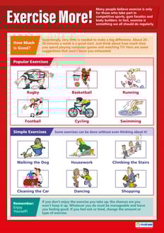 Exercise More! Poster