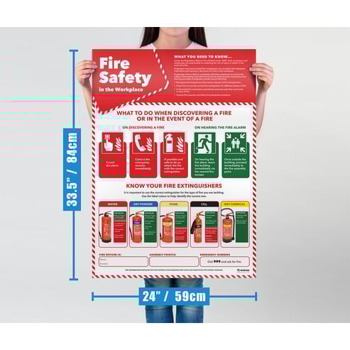 Fire Safety in the Workplace poster