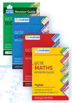 GCSE Maths (Higher), Biology, Chemistry & Physics Study Pack